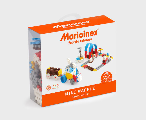 Stavebnice Waffle mini 140 ks chlapecké