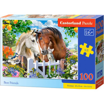 Castorland 111121 puzzle 100 dílků premium - Nejlepší přátelé
