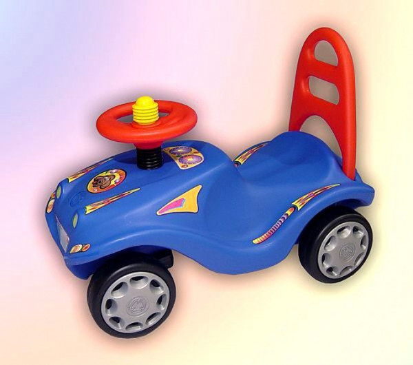 Odrážedlo auto mini mobile s volantem modré