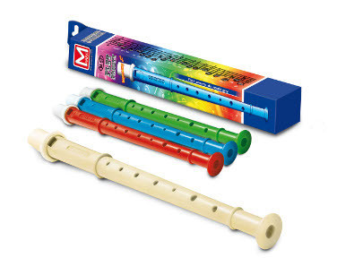 Flétna dětská plastová barevná v krabičce