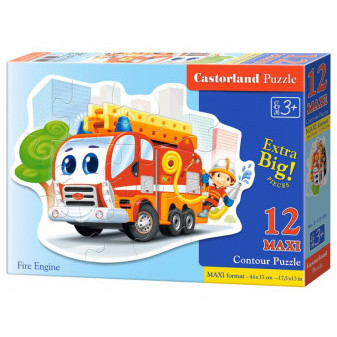 Castorland 120109 puzzle Maxi Hasičské auto 12 dílků