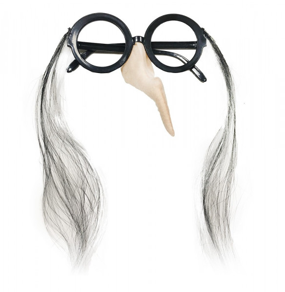 Karnevalové brýle s nosem čarodějnické / Halloween