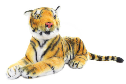 Tygr plyšový hnědý 54 cm 0+