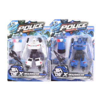 Robot skládací policie 2 barvy