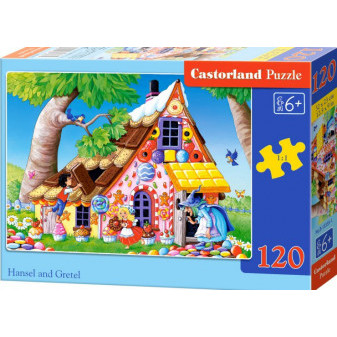 Castorland 13333 Puzzle 120 dílků - Jeníček a Mařenka