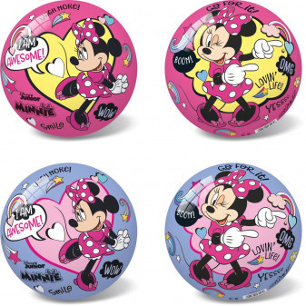 Star Míč Disney Minnie růžový, fialová, 14 cm