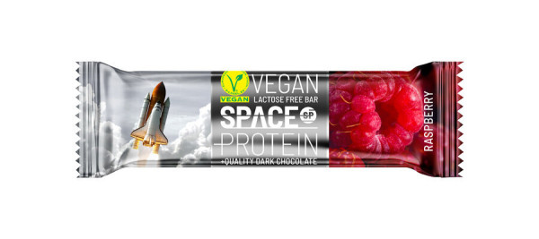Space protein Proteinová tyčinka Vegan s malinami 40G