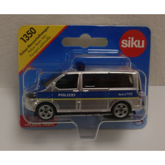 SIKU 1350 Policejní dodávka minibus VW Transport