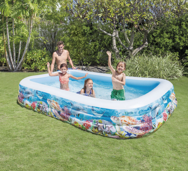 Intex 58485 bazén nafukovací centrum Tropical tropický útes 305 x 183 x 56 cm