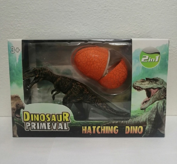 Dino Tyranosaurus plastový s vejcem