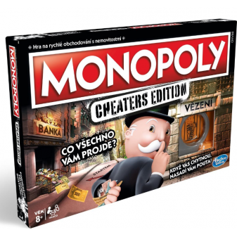 Hasbro Monopoly Cheaters edition CZ společenská hra E1871