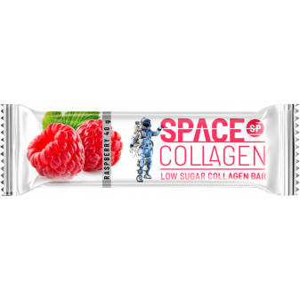 Space Protein Proteinová tyčinka Collagen Raspberry 40g