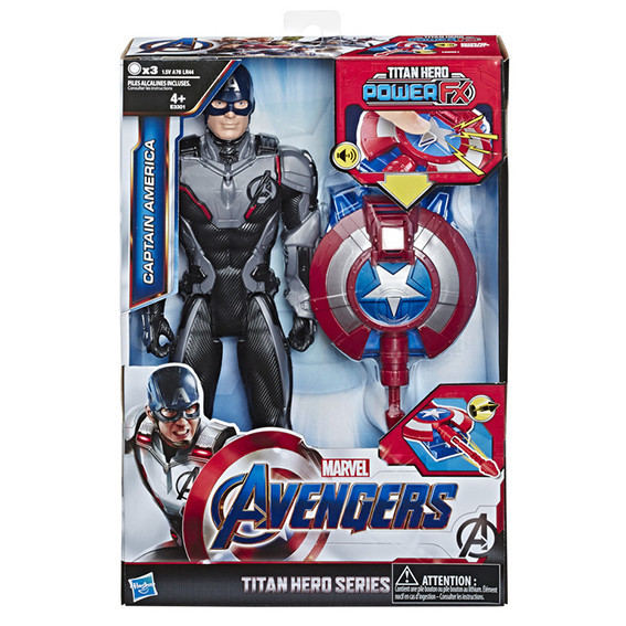 Hasbro Avengers Titan Hero Power FX Kapitán Amerika 30cm figurka E3301