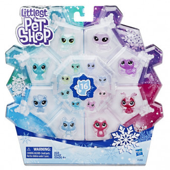 Hasbro Littlest Pet Shop Zvířátka z ledového království 16 ks E5480