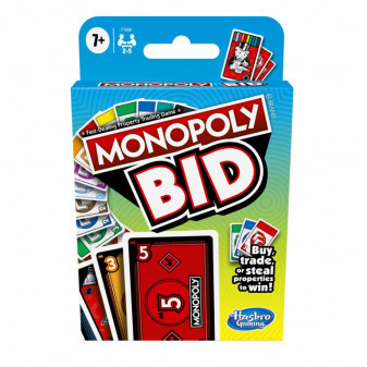 Hasbro Monopoly Karetní hra Bid F1699