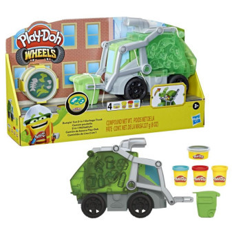 Hasbro Play Doh Popelářské auto 2v1 F5173
