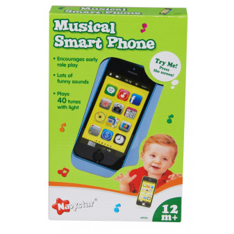 Navystar Telefon pro nejmenší černo - barevný
