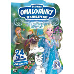 Models tvarované omalovánky se samolepkami  Ledové království Frozen