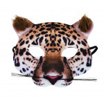 Obličejová maska škraboška gepard dětská látková