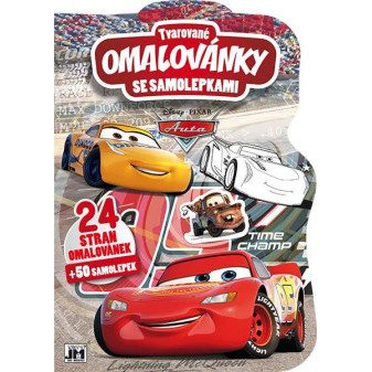 Models tvarované omalovánky se samolepkami  Auta Cars