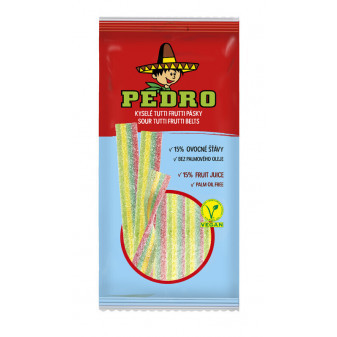 Pedro kyselé tutti frutti pásky  (80g)