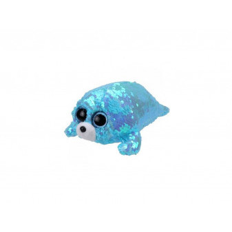 TY Beanie Boos Flippables Waves - modrý tuleň 15 cm