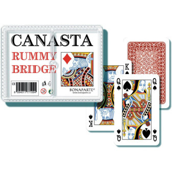 Bonaparte Canasta klasická karetní hra v plastové krabičce
