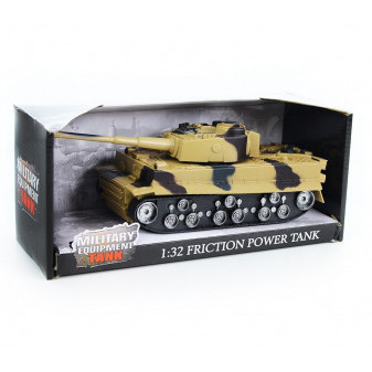 Vojenský tank se zvukovým a světelným efektem
