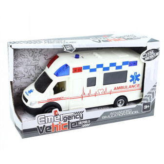 Auto sanitka se světlem a zvukem na baterie