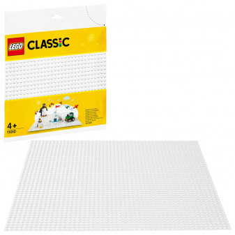 LEGO® 11010 Classic Bílá podložka na stavění