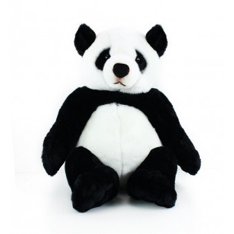 Panda plyšová sedící velká 46 cm