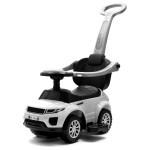 Baby mix Dětské hrající odrážedlo s vodící tyčí SUV 3v1 bílé