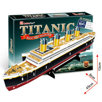Cubicfun puzle 3D Titanic 35 dílků