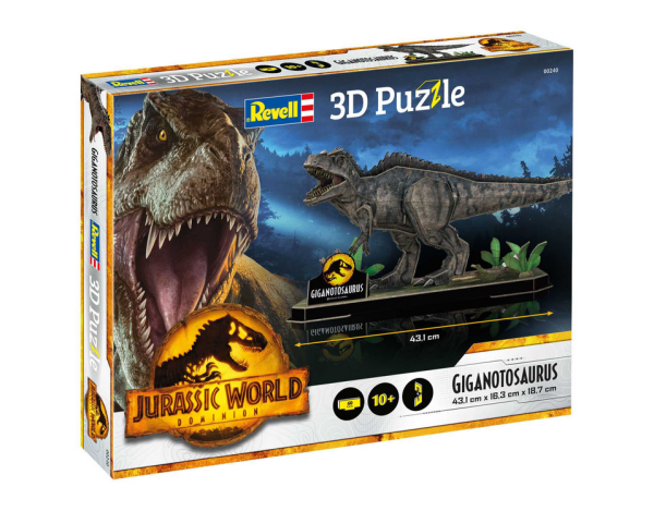 3D Puzzle REVELL 00240 - Jurassic World - Giganotosaurus