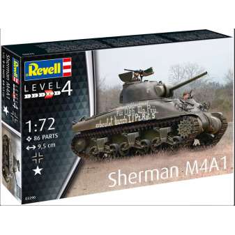 Revell Plastic ModelKit tank 03290 - Sherman M4A1 (1:72)