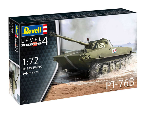 Revell Plastic ModelKit tank 03314 - PT-76B (1:72)