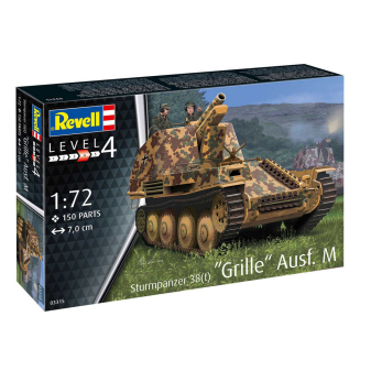 Revell Plastic ModelKit military 03315 - Sturmpanzer 38(t) Grille Ausf. M (1:72)