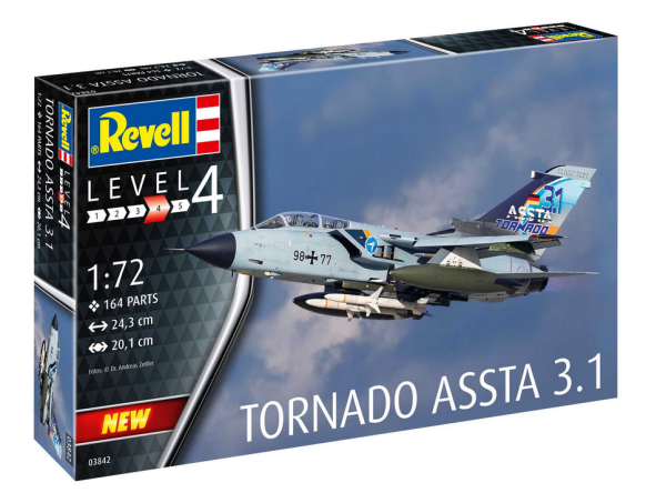 Revell Plastic ModelKit letadlo 03842 - Tornado ASSTA 3.1 (1:72)