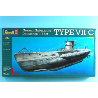 Revell Plastic ModelKit ponorka 05093 - U-Boot Typ VIIC (1:350)Plastic ModelKit
