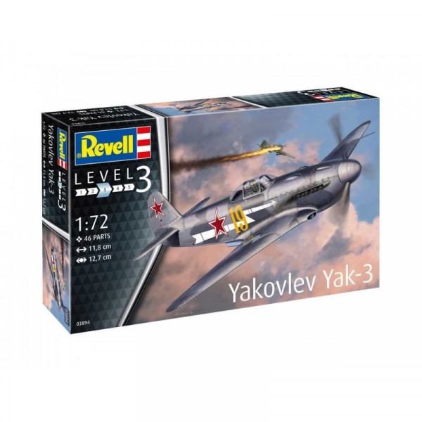 Revell Plastic ModelKit letadlo 03894 - Yakovlev Yak-3 (1:72)