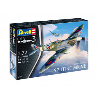 Revell 03897 Plastic ModelKit letadlo - Supermarine Spitfire Mk. Vb (1:72)