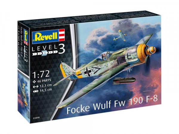 Revell 03898 Plastic ModelKit letadlo - Focke Wulf Fw190 F-8 (1:72)