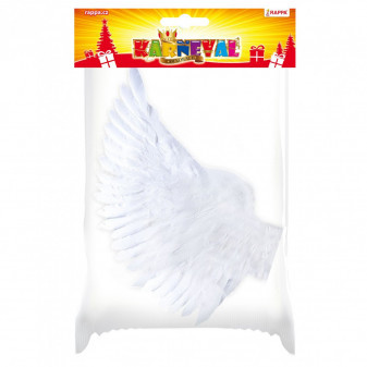 Křídla andělská bílá třpytivá