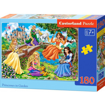 Castorland 18383 Puzzle 180 dílků - Princezny v zahradě