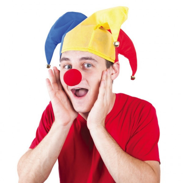 Čepice a nos klauna