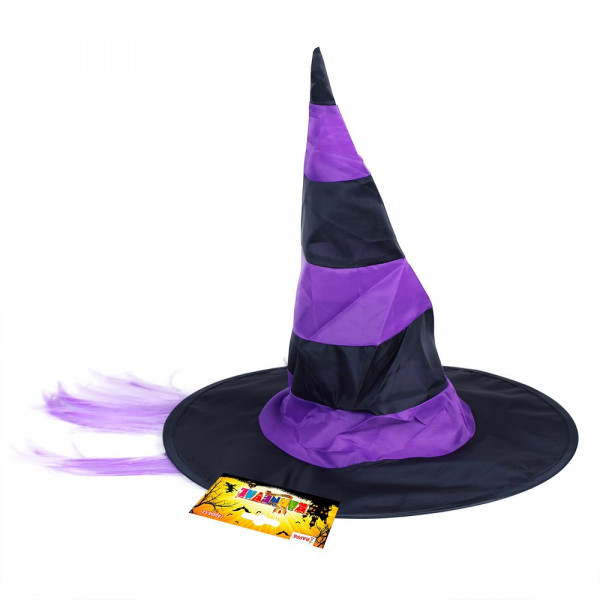 Klobouk čarodějnice / Halloween s vlasy
