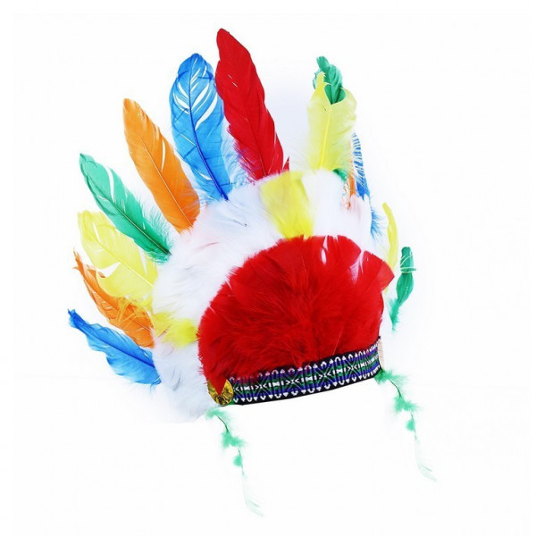 Karnevalová čelenka indiánského náčelníka