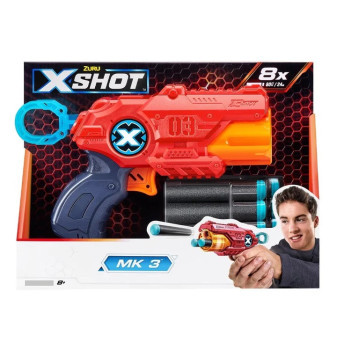 ZURU X-SHOT EXCEL MK 3 s otočnou hlavní a 8 náboji