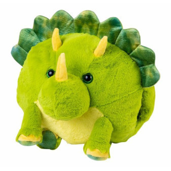 Cozy Noxxiez Dinosaurus - hřejivý plyšový polštář 3 v 1