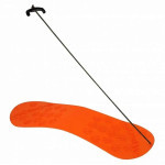 Kluzka na sníh dětský snowboard plastový  72 x 22 x 1 cm oranžový